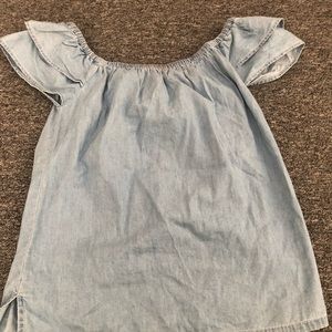 Over the shoulder top